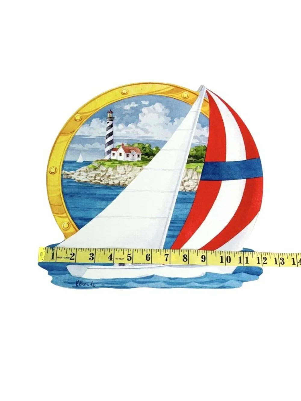 Nautical Sailboat Lighthouse Placemat Set Pimpernel Table Mates England 12